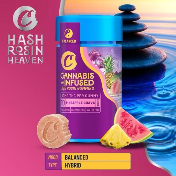 Buy Cookies Live Rosin Gummies Pineaple Guava Hawaiian Rain